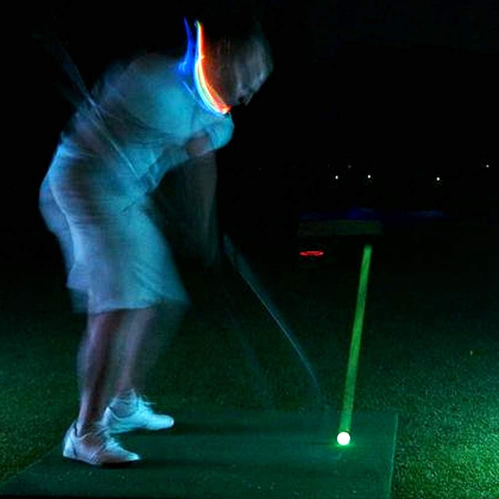 Glow Golf Balls (Set of 20 Night Golf Balls) - Glowing Golf Balls with Glow Stick Inserts