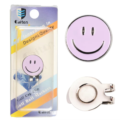 1Pcs Golf Ball Mark+Golf Hat Clip Magnetic Alloy Marker Golf Accessories Golf Cap Clips Golf Training Aids
